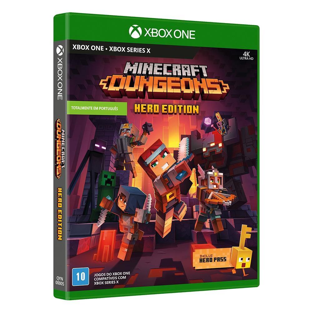 Jogo Minecraft Dungeons, Hero Edition, Xbox One – Maximus Gamer