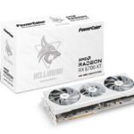 Placa de Vídeo Powercolor HellHound Spectral White Radeon RX 6700 XT 12GB GDDR6 192bit GDDR6 - AXRX 6700XT 12GBD6-3DHLV2