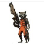 Action Figure Rocket Raccoon: Guardiões da Galáxia (Guardians of the Galaxy) Escala 1/6 (MMS252) - Hot Toys