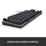 Teclado Logitech K835, Mecânico, Compacto, US, Com Estrutura de Alumínio e Switch Red Linear - 920-010086 - Imagem 6