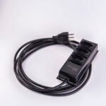 EXTENSÃO ELÉTRICA 03 TOMADAS, CABO FLEX PP 3 X 1MM 5M COM PLUG INJETADO 10A