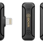 Microfone Boya Lapela Wireless Conexão Lightning