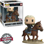 FUNKO POP RIDES THE WITCHER EXCLUSIVE - GERALT AND ROACH #108