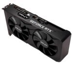 Placa de Vídeo PNY NVIDIA GeForce RTX 3050 VERTO Dual Fan Edition, 8 GB GDDR6, DLSS, Ray Tracing - VCG30508DFBPB1 - Imagem 4