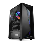Gabinete gamer Xfurious Reaper sem fam- preto