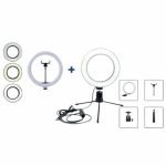 Kit com 2 Ring Light Iluminador Led 10 e 6 Polegadas - OR-PL610 - Imagem 2