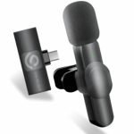 Microfone de Lapela sem Fio Conexão Type-C para Smartphone Android - ON-MC803