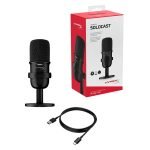 HyperX Solocast HMIS1XXXBK/G Microfone USB (Preto)