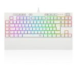 Teclado Óptico Mecânico Redragon Broadsword Pro, RGB, Switch Red, ABNT2, Branco - K588W-RGB-PRO (PT-RED)