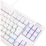 Teclado Óptico Mecânico Redragon Broadsword Pro, RGB, Switch Red, ABNT2, Branco - K588W-RGB-PRO (PT-RED) - Imagem 5