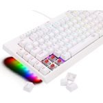 Teclado Óptico Mecânico Redragon Broadsword Pro, RGB, Switch Red, ABNT2, Branco - K588W-RGB-PRO (PT-RED) - Imagem 7