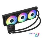 Water Cooler Iceberg Thermal IceFloe OASIS 360, 360mm, ARGB, Intel/AMD, Black
