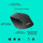 Mouse sem Fio Logitech M720 Triathlon com USB Unifying ou Bluetooth com Easy-Switch para até 3 Dispositivos e Pilha Inclusa - 910-004790 - Imagem 3