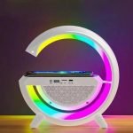 Luminária G Speaker Bt-3401, RGB, LED, Caixa Som Bluetooth, Carregamento Por Indução - Imagem 5