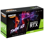 Placa de Vídeo INNO3D GeForce RTX 3050 TWIN X2, 8GB, GDDR6, DLSS, Ray Tracing, N30502-08D6-1190VA42 - Imagem 2
