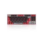 Teclado Redragon World of Warcraft Horda Preto e Vermelho Switch Linear Blizzard LED