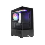 Gabinete Gamer Vinik G-shield Vidro Temperado C/ 3 Fans - Gggsvbk
