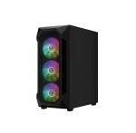 Gabinete Gamer Gamdias Aura GC1 Elite, Vidro Temperado, ATX, Mid Tower, RGB, Com 4 Fans, Sem Fonte, Black - Imagem 3