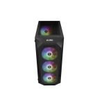 Gabinete Gamer Gamdias Aura GC1 Elite, Vidro Temperado, ATX, Mid Tower, RGB, Com 4 Fans, Sem Fonte, Black - Imagem 4