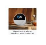 Alexa Echo Spot Amazon, Com Alexa, Som Envolvente, Com Relogio, Smart Speaker, Preto - B0c2rs4zg6 - Imagem 2