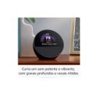 Alexa Echo Spot Amazon, Com Alexa, Som Envolvente, Com Relogio, Smart Speaker, Preto - B0c2rs4zg6 - Imagem 3