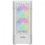 Gabinete Gamer Gamdias Aura GC7 WH ARGB, Vidro Temperado, ATX, Mid Tower, Com 3 Fans, Sem Fonte, Branco - Imagem 3