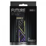 SSD Hiksemi Future X 512GB com Dissipador Heatsink, M.2 2280 NVMe, Gen 4X4, Leitura 7450 MB/s e Gravação 4200 MB/s, HS-SSD-FUTUREX 512G - Imagem 3