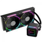 Water Cooler Kalkan Delta 240 ARGB, 240mm, Wireless, Intel-AMD, Preto, KLK00050 - Imagem 2