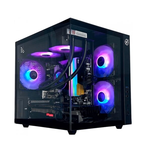 Gabinete Gamer Kalkan Midgard, Mid Tower, Vidro Temperado, mATX, Sem Fonte, Sem Fans, Preto, KLK00039