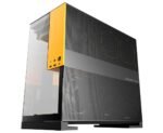 Gabinete Gamer Geometric Future Model 5, Sem Fans, Preto e Amarelo - Imagem 6