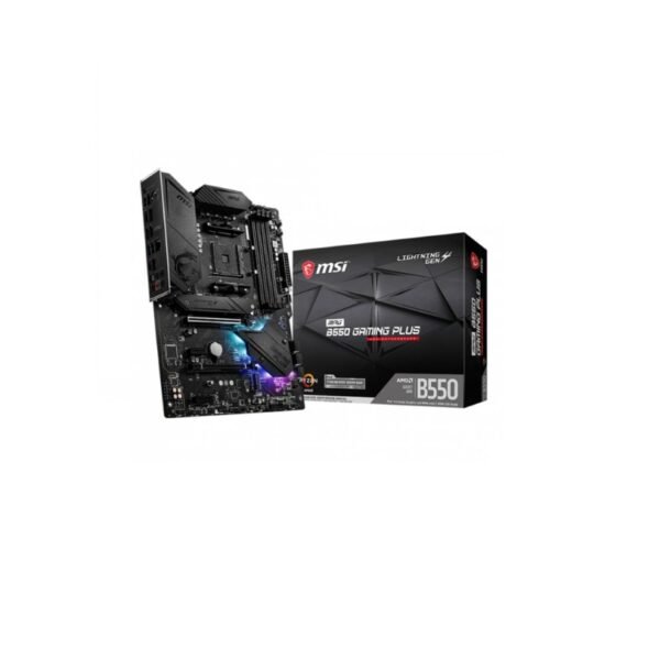 Placa Mãe MSI MPG B550 Gaming Plus, Chipset B550, AMD AM4, ATX, DDR4, 911-7C56-049