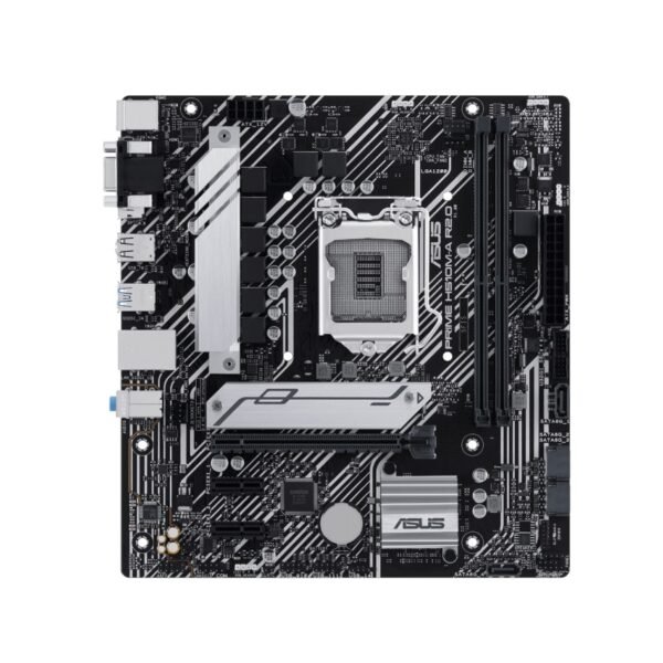 Placa Mãe ASUS PRIME H510M-A R2.0, Chipset H470, Intel LGA 1200, mATX, DDR4, 90MB1FP0-M0EAY0