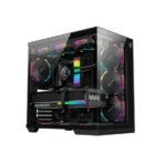 Gabinete Kalkan Skye RGB Sem Fan (KLK00042) Preto