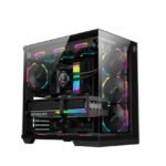 Gabinete Kalkan Skye RGB Sem Fan (KLK00042) Preto