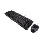 Combo Teclado e Mouse Logitech MK120 1000DPI Black ABNT2 920-004429