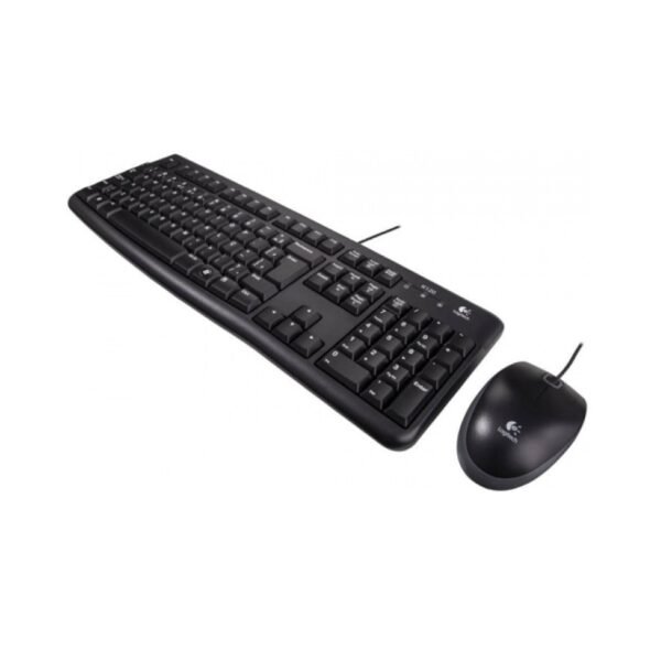 Combo Teclado e Mouse Logitech MK120 1000DPI Black ABNT2 920-004429