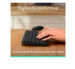 Combo Teclado e Mouse Logitech MK250, ABNT2, Bluetooth, Grafite, 920-013516 - Imagem 3