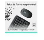 Combo Teclado e Mouse Logitech MK250, ABNT2, Bluetooth, Grafite, 920-013516 - Imagem 5