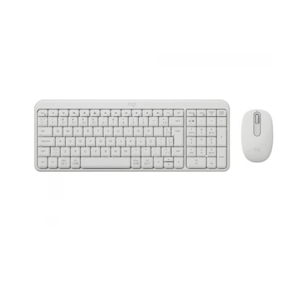 Combo Teclado e Mouse Logitech MK250, ABNT2, Bluetooth, Branco, 920-013517