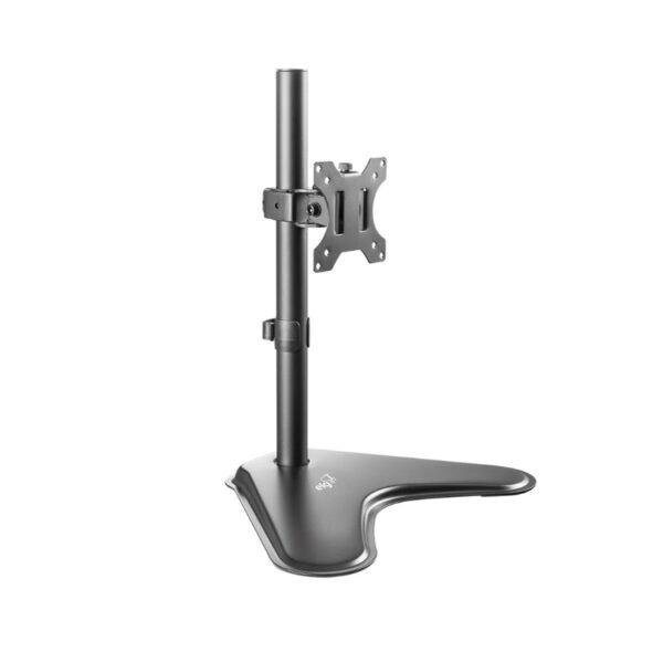 Suporte Ergonômico Articulado de Mesa, Monitor 15" a 32", Ajuste de Altura, Até 8kg, Giro 360°, Preto, T80N, ELG