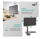 Suporte Ergonômico Articulado de Mesa, Monitor 15" a 32", Ajuste de Altura, Até 8kg, Giro 360°, Preto, T80N, ELG - Imagem 3