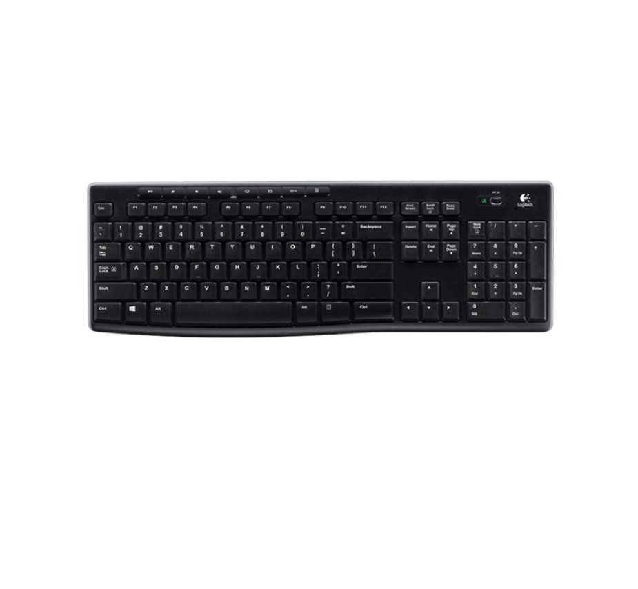 teclado 1 Teclado Logitech K270 2.4GHZ, Full-Size, Wireless, 920-004427 - Imagem 1